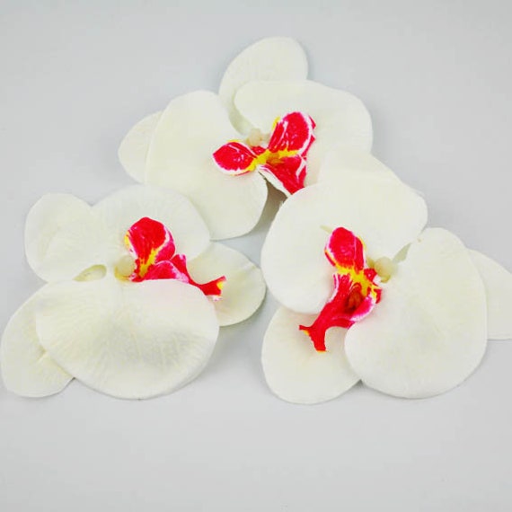 Big Clear!]Home DIY Artificial Butterfly Orchid Silk Flower Fashion Orchid  Artificial Flowers Bouquet Phalaenopsis Festival Decorations 