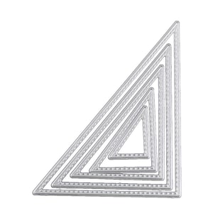 5pcs/set Triangles frame die metal die stencil cutting die carbon steel DIY scrapbooking die cut card making stationery