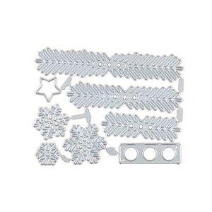 Christmas tree leaves Metal Cutting Dies Stencils Embossing Card Scrapbooking Album Decoration Craft Die Cutting Template