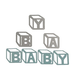 3D effect BABY metalen sterven knippen voor DIY scrapbooking wenskaart maken stencil Carbon staal sterven knippen baby douche kaart tools metalen sjablonen