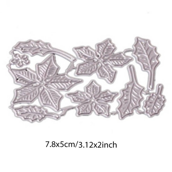 Silberne Prägeschablone Kreuz & Blumen – Metall-Stanzform Für Scrapbooking, Karten & Deko