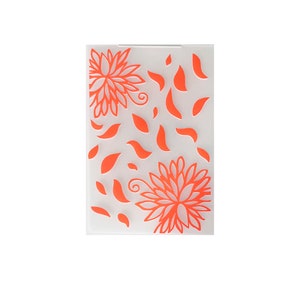 Flower Petal Embossing Folder, Card Making Texture Tool for Paper ...