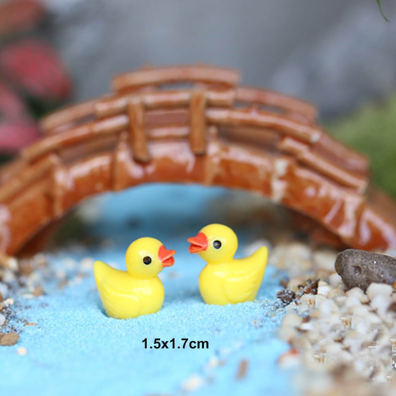 Miniature Fairy Garden Ornamentsmini Boats/swans/long Etsy