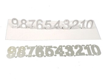 10 Stand up numbers metal die cut| Metal cutting die| Scrapbooking Die-cut for scrapbooking, Greeting card making , Carbon steel die cut