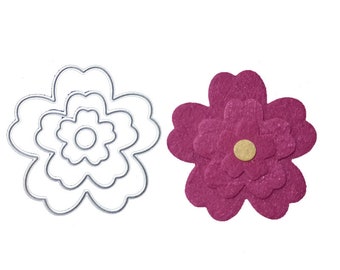 Daisy Flower Metal Cutting Dies Stencils Embossing Card - Etsy