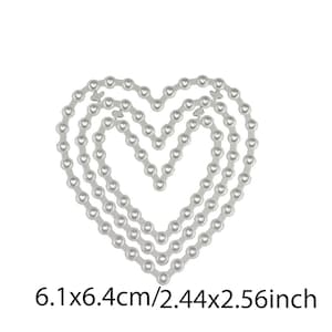 Hartengaten metaal gestanst| Metaalsnijmatrijs| Scrapbooking Gestanst voor scrapbooking, wenskaarten maken, gestanst koolstofstaal