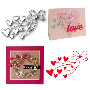 Cuore Papillon Fustellatura in metallo/fustellatura in acciaio al carbonio /Fustellatura per taglio in metallo Scrapbooking fai-da-te/creazione di carte/modello di goffratura