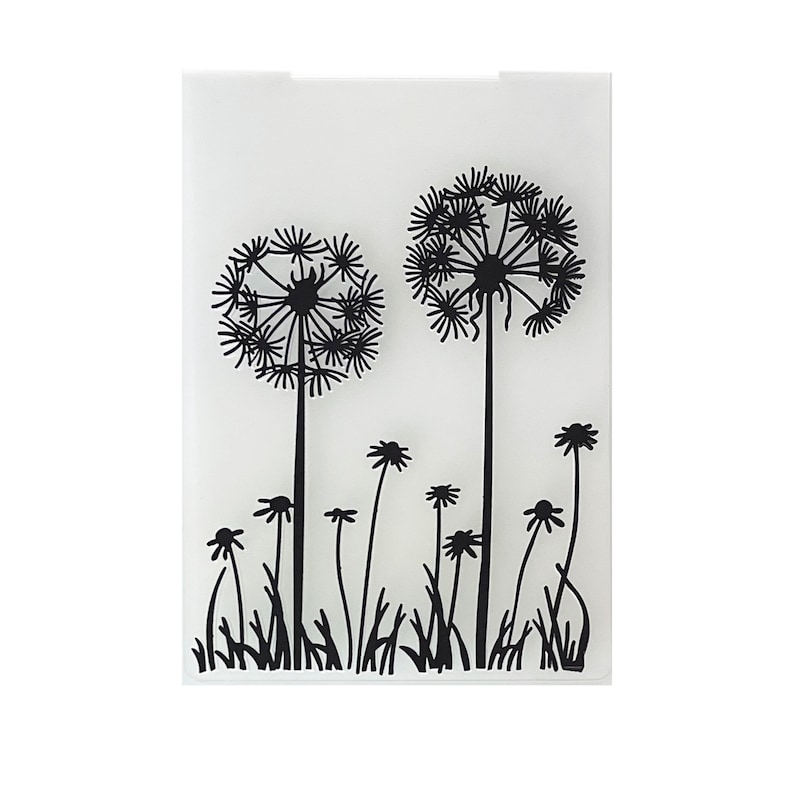 Dandelion Reindeer Embossing Folder, Card Making Tool, 105x148mm - Etsy