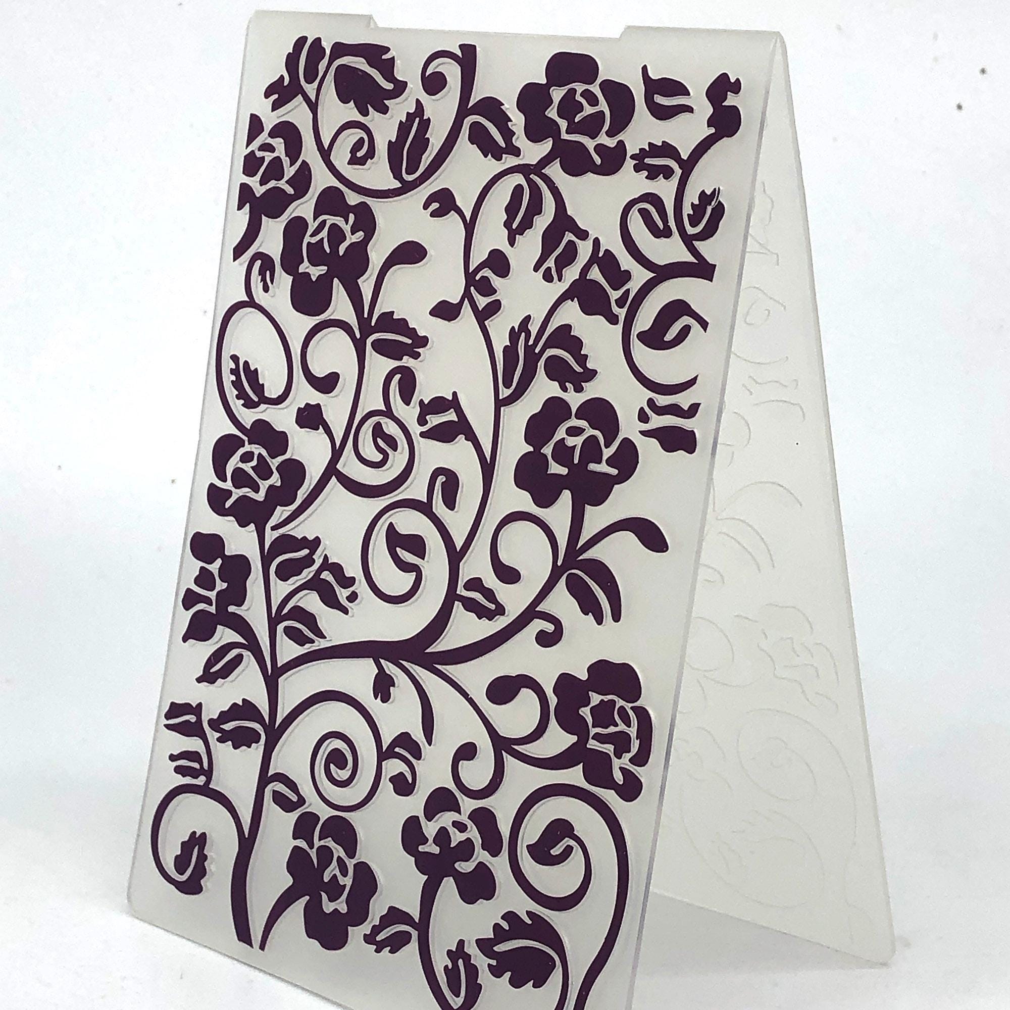 Floral Vine Embossing Folder for Crafts and Card Making - Etsy