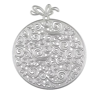 Weihnachtskugel Aushöhlung Vine Stanzteile Metall Schneide stanz schablonen für DIY Scrapbooking/Fotoalbum Dekorative Prägung DIY Papierkarten