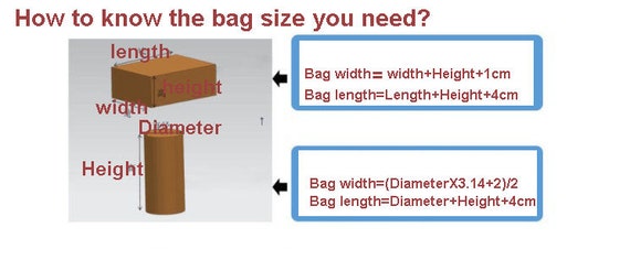 100pc Shrink Bag POF Heat Shrink Bags Film Wrap Seal Packing Shrinkable  Transparent Non-toxic Plastic