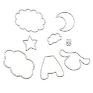 8pcs Little sheep Metal Cutting Dies carbon steel Stencils for DIY Scrapbooking/photo album Decorative Embossing DIY Paper Cards
