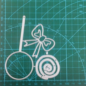 Lolly metaal gestanst/koolstofstaal gestanst/metalen stansvorm DIY scrapbooking/kaarten maken/embossingsjabloon