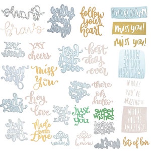 Engelse woorden metaal snijden matrijs DIY scrapbooking / kaart maken / embossing sjabloon die cuts koolstofstaal metalen matrijs levering