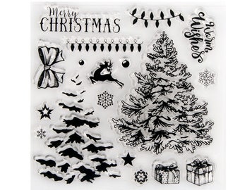 Merry Christmas Transparent clear stamp Rubber seal For making card Decoration Scrapbook DIY photo cards