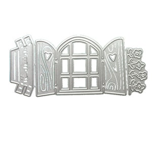 Window with plants metal die cut| Metal cutting die| Scrapbooking Die-cut for scrapbooking, Greeting card making ,Invitation Card