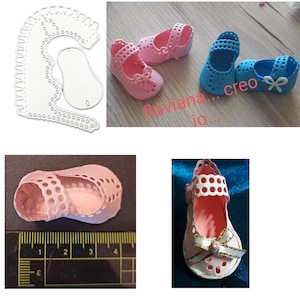 Super Cute baby Shoe die cut Metal Cutting Dies Stencils Embossing Card Scrapbooking Album Decoration Craft Die Cutting Template