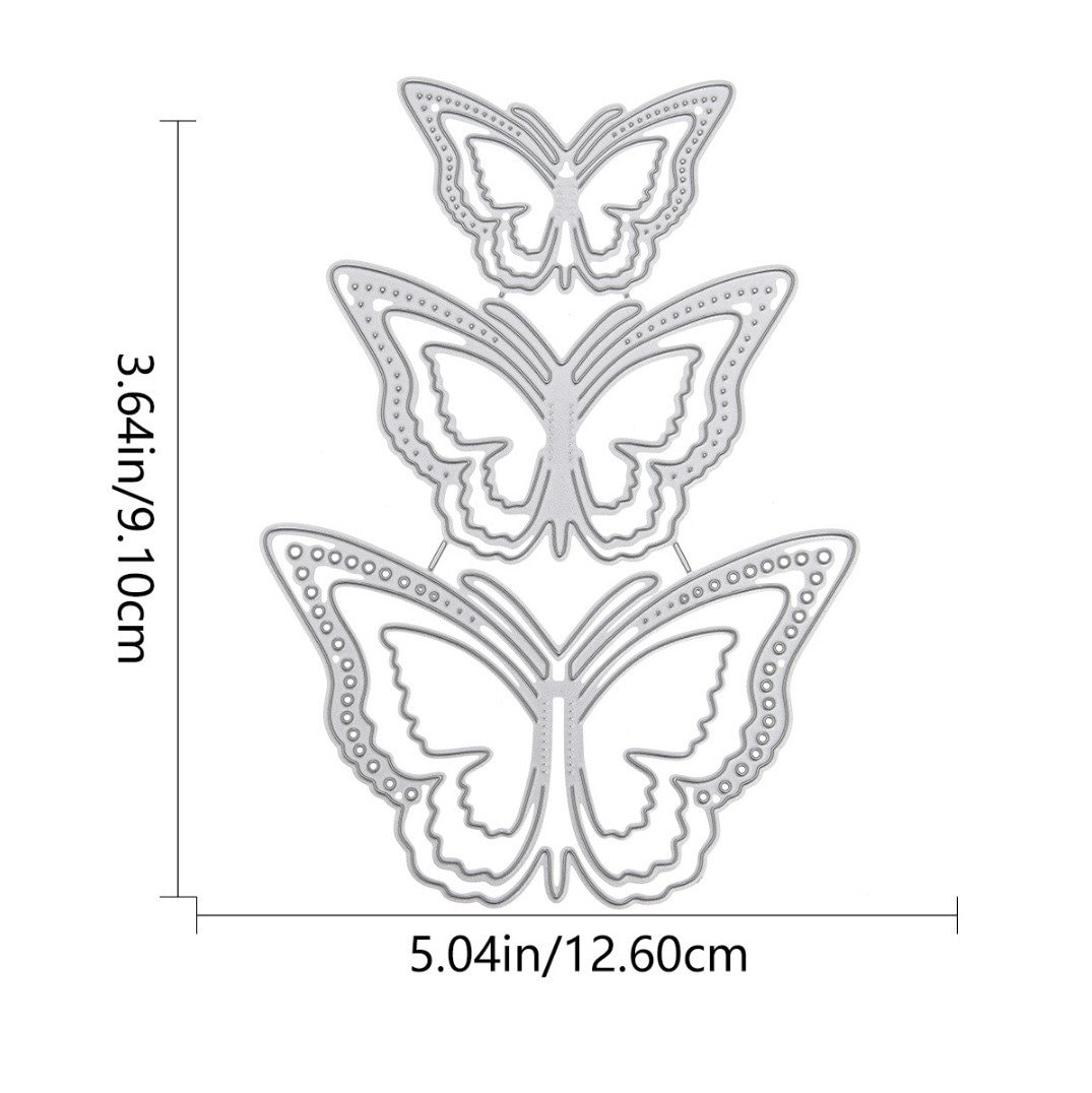 3D Butterfly Metal Die Cut Set, DIY Scrapbooking Stencil - Etsy