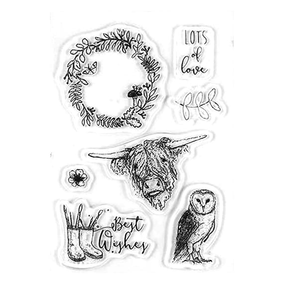 New TPR Clear Transparent Stamps Seal For DIY Scrapbooking Photo Album WA New TPR Clear Transparent Stamps Seal For DIY Scrapbooking Photo Album WA