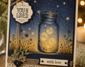 Fireflies Clear Silicone Stamp for DIY Scrapbooking (11x20cm)