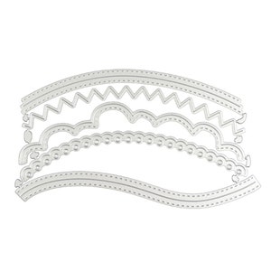 5 Strips edge borders Metal Cutting Dies / die cut /Stencils for DIY Scrapbooking/photo album/Embossing /DIY Paper Cards