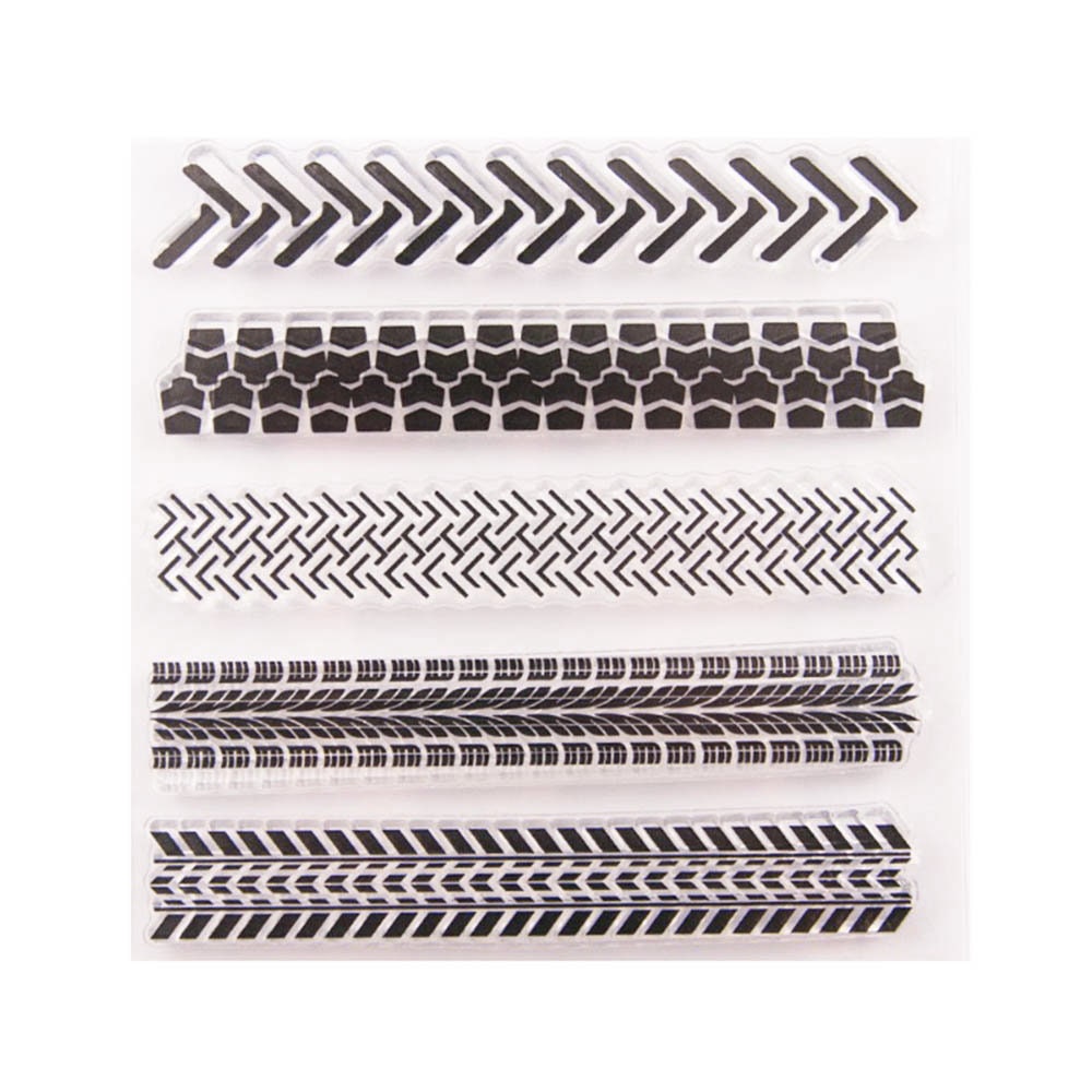 Edge borders clear stamp transparent seals for DIY Etsy