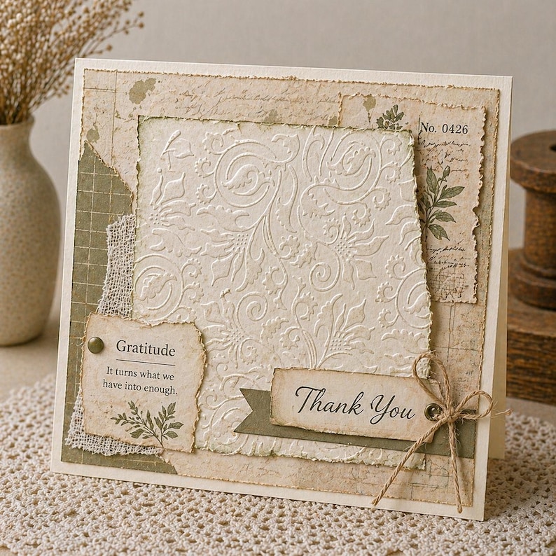 Flower Vine Embossing Folder for Card Making 100x148mm, Scrapbooking ...