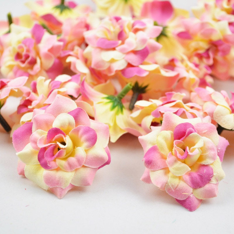 Fake flower heads for Craft Peony Daisy Artificial Flower Home Etsy