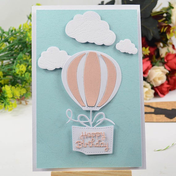 Dies Cutting Balloon Birthday Metal Scrapbooking Photo Album Embossing