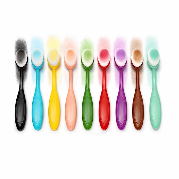 Craft Ink Blending Brushes - 9pc Set, Soft Nylon Fiber