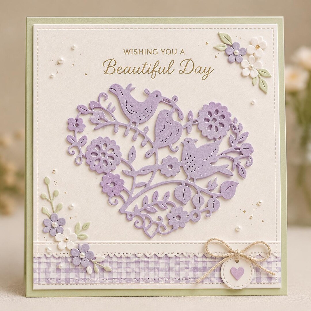 Heart Metal Cutting Dies Stencils Embossing Card Scrapbooking Album ...