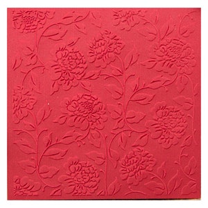 Flower blooming/ background embossing folder /for card making/ stationary /paper crafts /stencil /cutting die /background