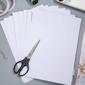 20Sheets 8.3x11.5In A4 Double-sided Adhesive/for DIY Art/Craft/Home Decorative image 2