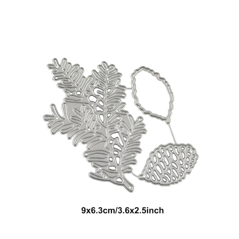 Pine Branch and Pine Cone Metal Cutting Dies image 4