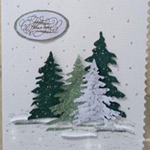 3 fustelle in metallo per alberi di Natale, stencil per goffratura, biglietti, scrapbooking, album, decorazioni, modelli di fustelle artigianali