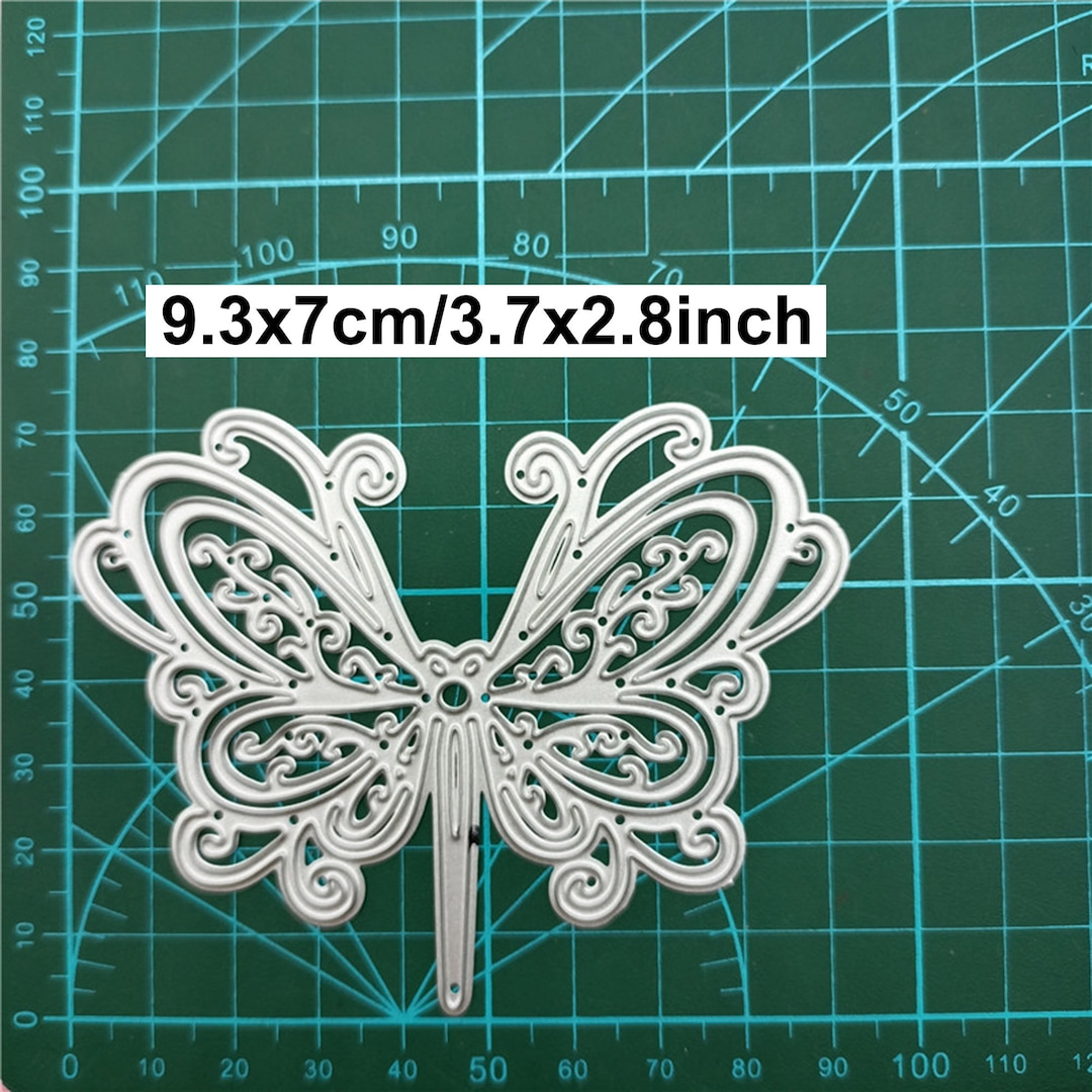 Butterfly Metal Die Cut | Scrapbooking, Card Making (9.3x7cm/3.7x2 ...