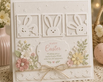 Easter Rabbits Metal Cutting Dies for Scrapbooking