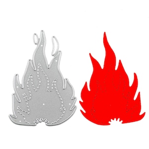 Fire Metal Cutting Die pochoir en acier au carbone pour bricolage Scrapbooking / album photo Gaufrage décoratif Cartes en papier DIY