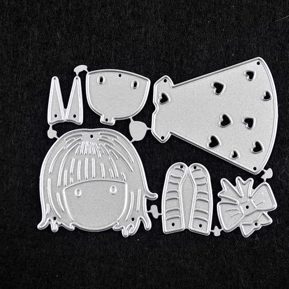 ZwaitL Fustelle in metallo, stencil decorativo pasquale per goffratura, per realizzare biglietti regalo, album di ritagli, decorazioni per la casa, fustelle pasquali