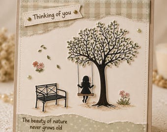 Nature Clear Silicone Stamp for DIY Scrapbooking (11x16cm)