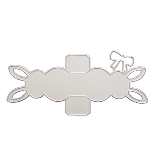 Mini Rabbits scatola taglio di metallo dies Stencil Embossing Card Scrapbooking Album Decorazione Craft Die Modello di taglio