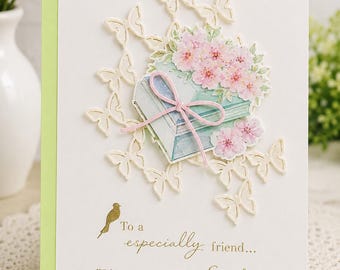 Butterfly Background Metal Cutting Die for Scrapbook Cards and Paper Crafts