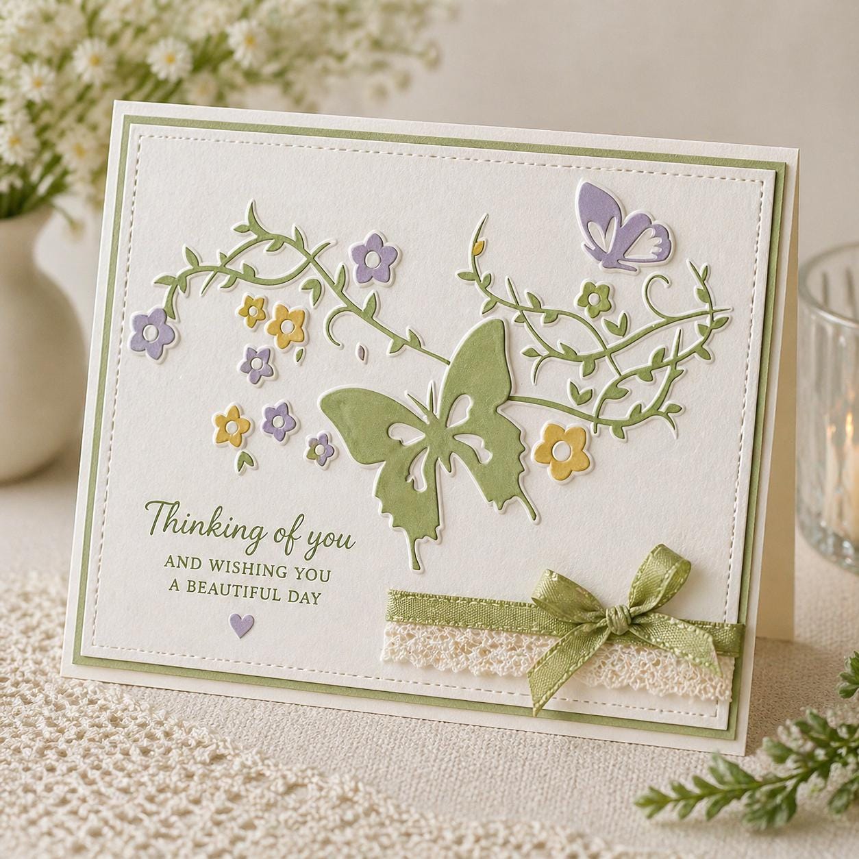 Butterfly Flower Embossing Folder for Scrapbooking & Crafts 105x148mm ...