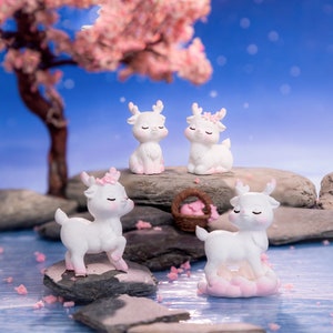 Cute Mini Deer/Miniature Cute Fawns / Garden/ Home /Decoration /Mini Craft Landscaping Decor /DIY Accessories