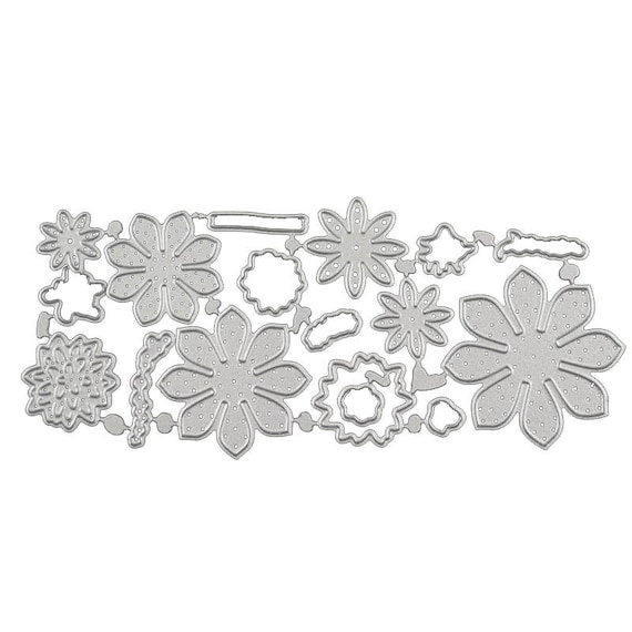 DIY Flower Metal Cutting Dies Stencil Scrapbooking Album Stamp Paper Card For Ha
