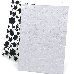 Maple leaves background embossing folder/Plastic folder for card making/ stationary/ paper crafts /stencil /cutting die background
