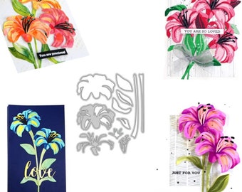 Daisy Flower Metal Cutting Dies Stencils Embossing Card - Etsy