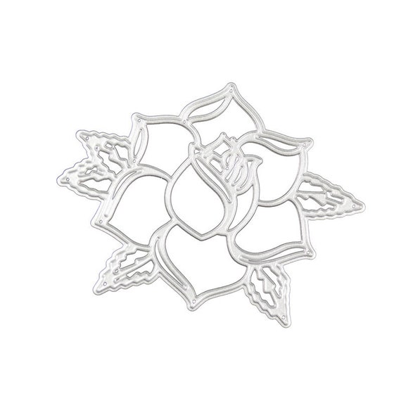 Rose Flower Bud Metal Cutting Dies/ Metal Stencils/ Embossing - Etsy