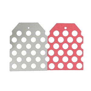 Tag with Holes Metal Die cutting/carbon steel templates Stencils/tag die cut/ for DIY Scrapbooking/photo album Decorative Embossing