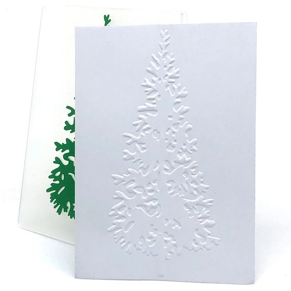 WooYangFun Merry Christmas Forest Tree Embossing Folder For Card Making Floral DIY Plastic Scrapbooking Photo Album Card Paper DIY Craft